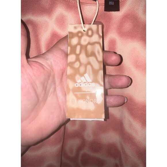 Adidas 11 Honore Womens Plus 1X Pink Animal Print Crew Neck Sweatshirt C… - Picture 8 of 9